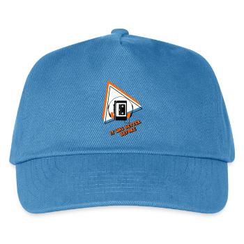 Vintage Audio Design Kassetten - Kinder Basecap - Pfauenblau - Vorne