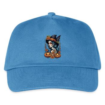 Día Muertos Witch - Kids’ Baseball Cap - peacock-blue - Front