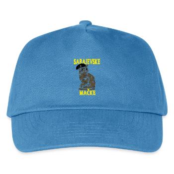 Camouflage Cat Sarajevo Military - Kids’ Baseball Cap - peacock-blue - Front