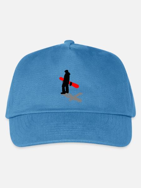 Snowboard - Kinder Basecap - Pfauenblau