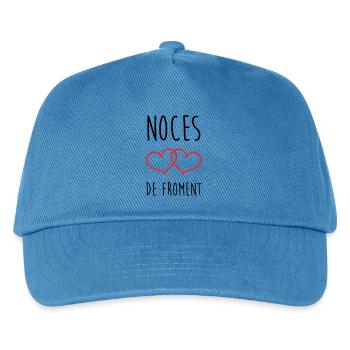 wheat wedding 3 years of marriage - Kids’ Baseball Cap - peacock-blue - Front