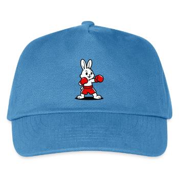 Boxe au lièvre - Casquette de baseball Enfant - bleu paon - Devant