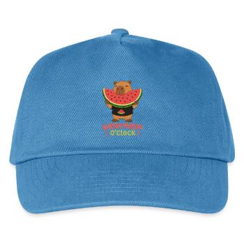 Wassermelone Capybara Sommer - Kids’ Baseball Cap - peacock-blue - Front