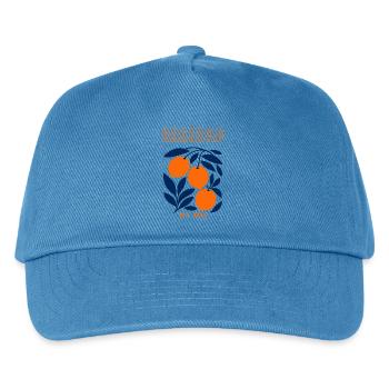 Großvater Großvater 2025 - Kinder Basecap - Pfauenblau - Vorne