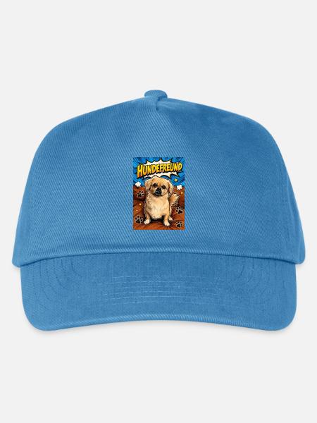 Hundefreund kleine Mila - Kinder Basecap - Pfauenblau