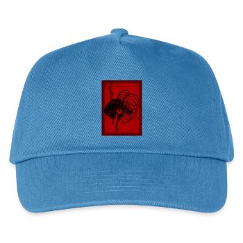 Schädelknochen - Kinder Basecap - Pfauenblau - Vorne