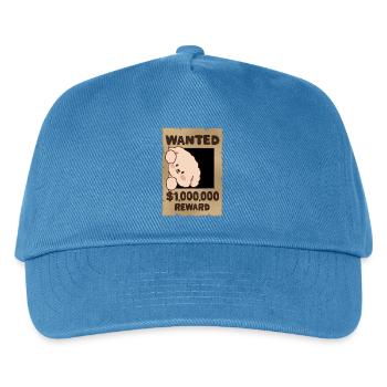 Hund gesucht - Kinder Basecap - Pfauenblau - Vorne