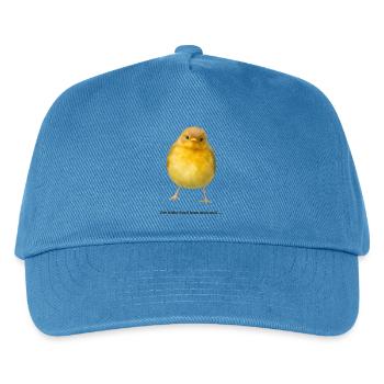 Frecher Vogel Der frühe Vogel kann mich mal - Kinder Basecap - Pfauenblau - Vorne