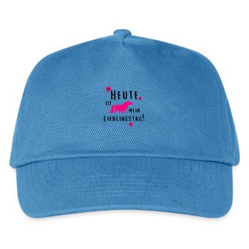 Heute ist mein Lieblingstag! - Kinder Basecap - Pfauenblau - Vorne