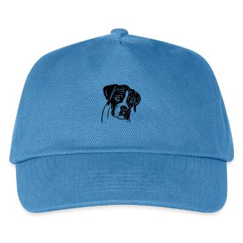 Boxer Puppy - Kids’ Baseball Cap - peacock-blue - Front