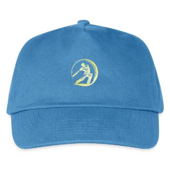 Cricket Mann - Kinder Basecap - Pfauenblau - Vorne