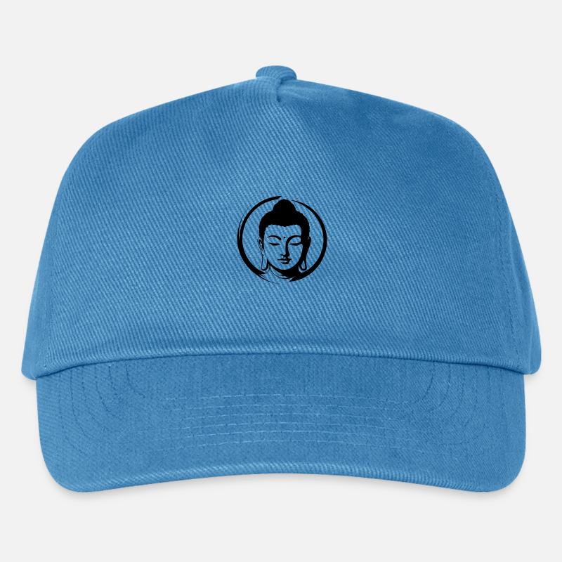 Buddha - Kinder Basecap - Pfauenblau