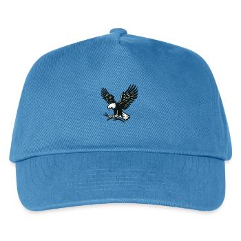 Eagle on the Branch - Kids’ Baseball Cap - peacock-blue - Front