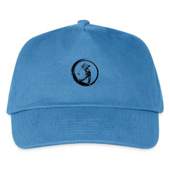 Golfer Silhouette - Kids’ Baseball Cap - peacock-blue - Front