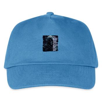 Time is our most precious asset. - Kids’ Baseball Cap - peacock-blue - Front