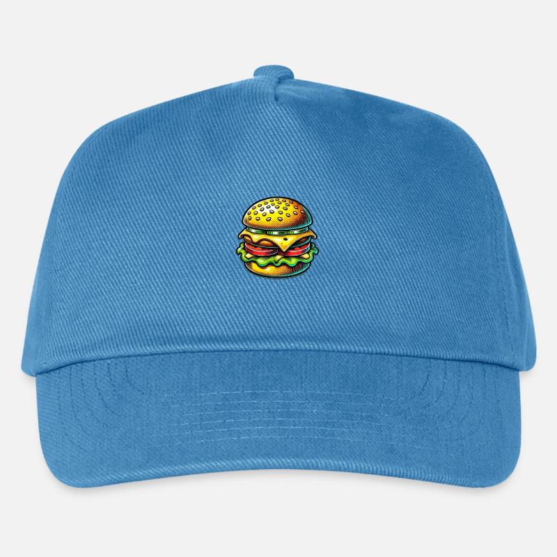 hamburger - Kinder Basecap - Pfauenblau