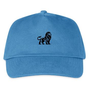 Tribal Löwe mit wilder Mähne - Kinder Basecap - Pfauenblau - Vorne