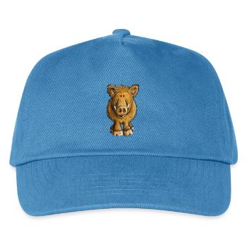 Wild boar - Kids’ Baseball Cap - peacock-blue - Front