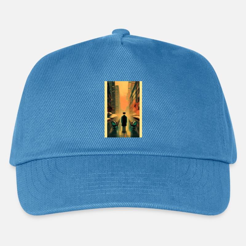 Rues 3 - Casquette de baseball Enfant - bleu paon