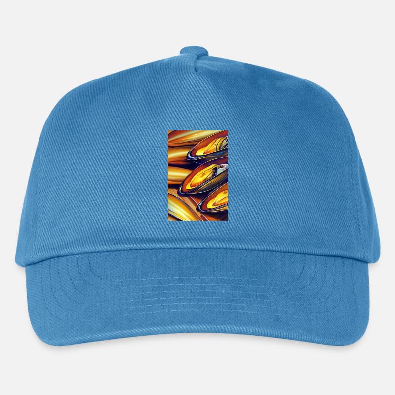 Muscheln - Kinder Basecap - Pfauenblau