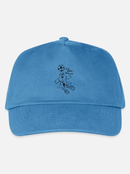 Ich hab's drauf Fußballer - Kinder Basecap - Pfauenblau