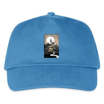 Halloween Haunted Mansion - Kids’ Baseball Cap - peacock-blue - Front