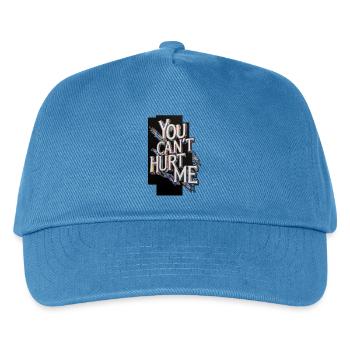 You Can't Hurt Me - Kids’ Baseball Cap - peacock-blue - Front