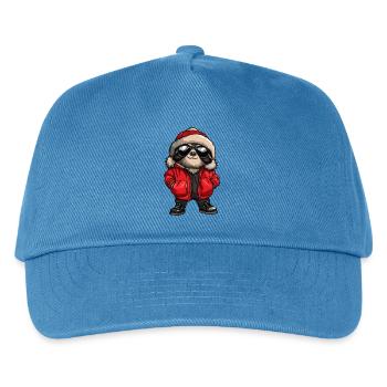 Sloth Winter - Kids’ Baseball Cap - peacock-blue - Front