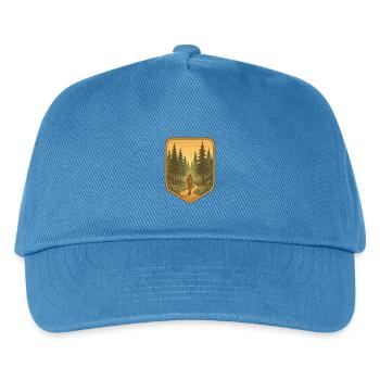 In den Wald - Kinder Basecap - Pfauenblau - Vorne