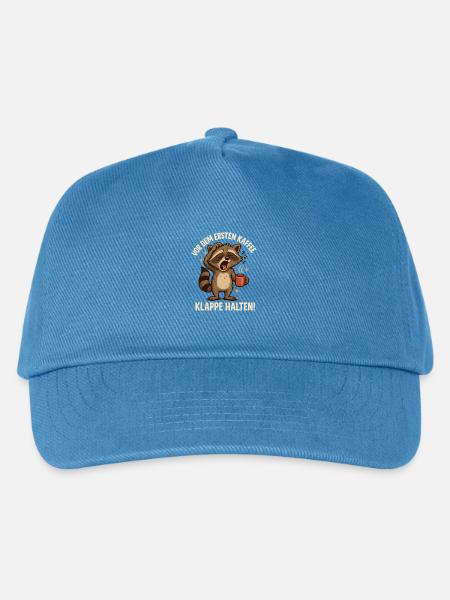 Alles Vor Dem Ersten Kaffee ist Notwehr - Kinder Basecap - Pfauenblau