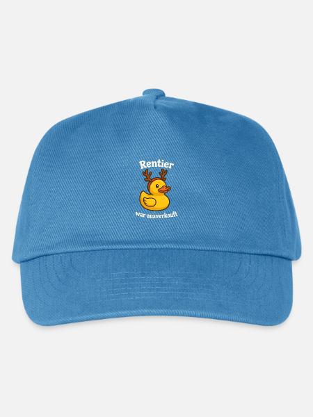 Rentier war ausverkauft - Kinder Basecap - Pfauenblau