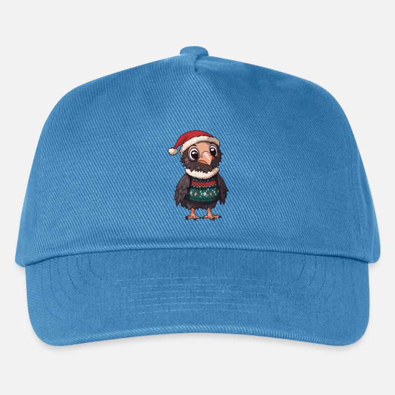 Aigle Oiseau Noël - Casquette de baseball Enfant - bleu paon