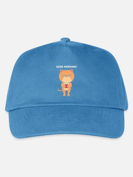 Morgenmuffel Langschläfer Montag Morgen - Kinder Basecap - Pfauenblau