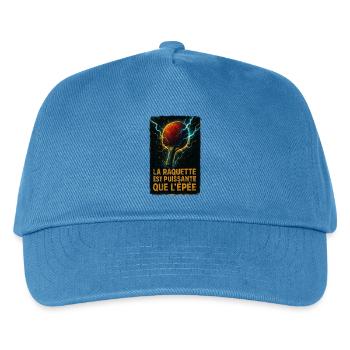 Smash the victory! Ping Pong - Kids’ Baseball Cap - peacock-blue - Front