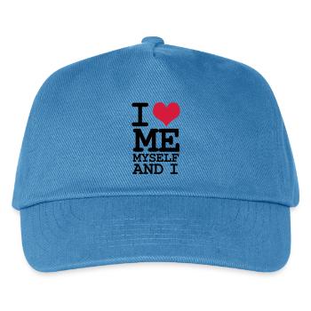 I Love Me Myself and I - Humor - Kids’ Baseball Cap - peacock-blue - Front