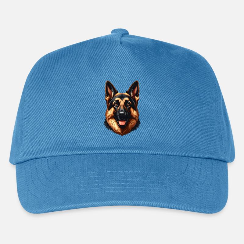 Deutscher Schäferhund - Kinder Basecap - Pfauenblau