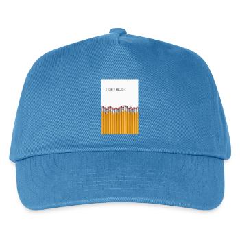 One in a Million Unique Statement Design - Kinder Basecap - Pfauenblau - Vorne
