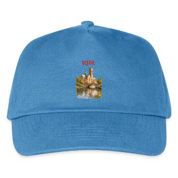 Ribe älteste Stadt Dänemarks Souvenir Andenken - Kinder Basecap - Pfauenblau - Vorne