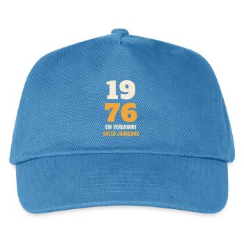 1976 Ein verdammt guter Jahrgang 50. Geburtstag - Kinder Basecap - Pfauenblau - Vorne
