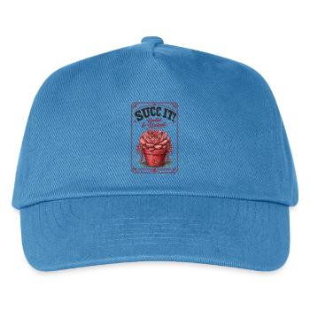 Urban Gardening Succulents Rooted Radiant - Kids’ Baseball Cap - peacock-blue - Front