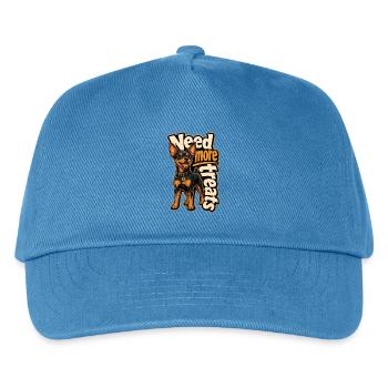 Zwergpinscher - Kinder Basecap - Pfauenblau - Vorne
