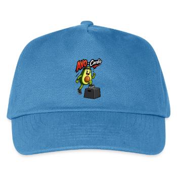 Avocado Cardio Training - Kinder Basecap - Pfauenblau - Vorne