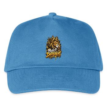 Kronenlöwe hat es anders gebaut - Kinder Basecap - Pfauenblau - Vorne
