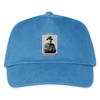 Obacht! Grantler im Dienst - Bayern Spruch - Kinder Basecap - Pfauenblau - Vorne