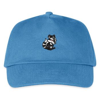 stinktier - Kinder Basecap - Pfauenblau - Vorne