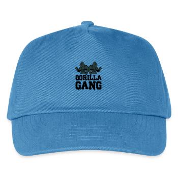 gorilla gang - Kinder Basecap - Pfauenblau - Vorne
