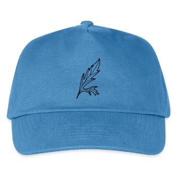 Poppy Flower - Kids’ Baseball Cap - peacock-blue - Front
