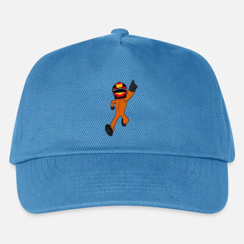 Rennfahrer  - Kinder Basecap - Pfauenblau