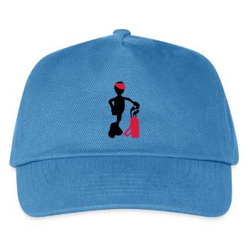 golf - Casquette de baseball Enfant - bleu paon - Devant