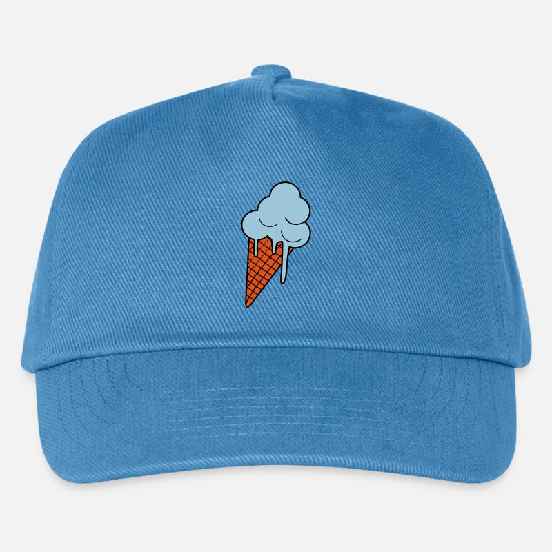 Schmelzendes Eis - Kinder Basecap - Pfauenblau